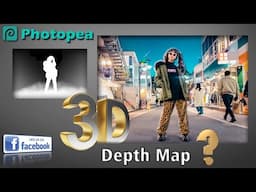 Photopea Tutorial|Create Facebook 3D Image|Depth Map|3D Photo