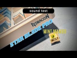 Redragon K707 Star Blade Pro Mint Mambo Sound Test