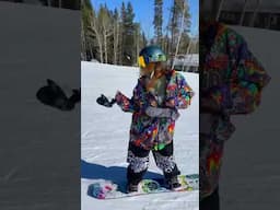 just mother & daughter activities!😂🌈👽 #snowboarding