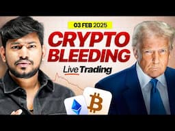 Crypto Crash : 03 Feb | Live Trading  || Crypto  , Altcoins  and Meme Coins | #livetrading #btc