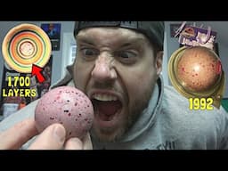 Consuming A 1992 Jurassic Park JAWBREAKER Candy In 1 Sitting?? (1700 Layers) | L.A. BEAST