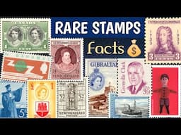 Rare Valuable Stamps From USA To Indonesia | Postage Stamps Facts For Stamp Collectors