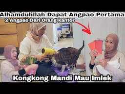 Alhamdulillah Dapat 2 Angpao Dari Orang Kantor Teman Mas Bos⁉️spesial Mandiin Kongkong