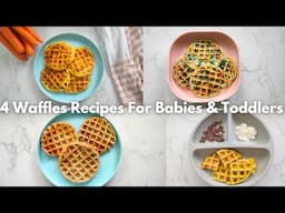 4 Waffles Recipes For Babies & Toddlers | Best Waffles Recipes  | White Pot