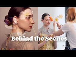 Behind the Scenes | Creative Beauty Test Photo Shoot - Natural Light & Studio Photography