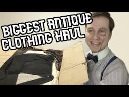 My BIGGEST Antique Clothing Haul!