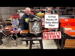 Pit Boss Phoenix Pellet-Charcoal Grill Extension Ring Review / How Many Full Racks of Ribs?