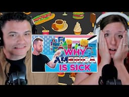 AMERICANS REACT to Food in America vs the UK! | Shocking Differences!