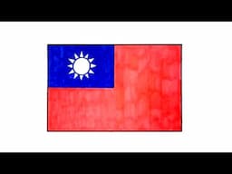 How to Draw The Flag of Taiwan