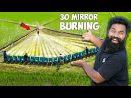 Solar Power Of 30 Mirrors - Death Ray's | മനുഷ്യനെ കത്തിക്കുന്ന സൂര്യൻ | M4 Tech |