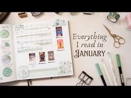 February Reading Journal Setup 📚 & What I Read in January | Square Reading Journal