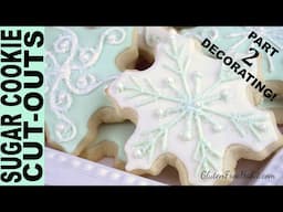 ROYAL ICING and HOW TO DECORATE GLUTEN FREE SUGAR COOKIES SOFT CUTOUTS Christmas Easter PART 2 OF 2