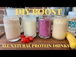 Homemade All Natural Protein Drink (DIY BOOST)