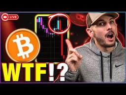 🔴LIVE Bitcoin DUMP & Trading Plan! (Key Levels!)