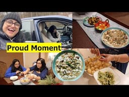 PROUD Moment !!! Khusi Se Roh Paare 😭 | Navratan Korma Recipe | Pani Poori | Full Day Vlog