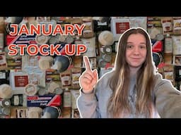 BIG January Pantry Restock & Azure Standard Haul (Calico Cow Acres Homestead)