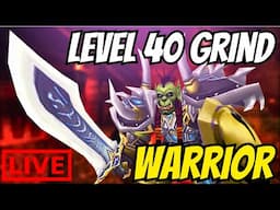 🔴LIVE- (CLASSIC WOW) Level 40 Grind For First Mount!!!