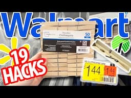 19 *GENIUS* NEW Organization HACKS using CLOTHESPINS?! Walmart & Dollar Tree DIYs on the CHEAP!