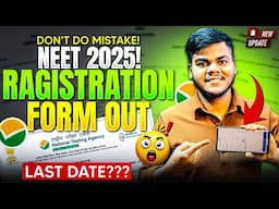 NEET 2025 Application form released😱|Don’t do these Mistakes🙏|NTA latest updates