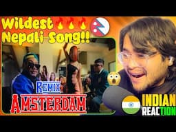 Indian Reacts to Amsterdam Remix - VEK X JAMESY 🔥 Wildest Nepali Rap🔥