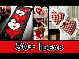 50+ Ideas for Easy Sewing Projects When You're Bored | Valentines Day Edition