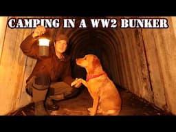 Underground Camping in a WAR BUNKER | Secret Door Opened | Tunnel Found? | Stealth Survival Shelter