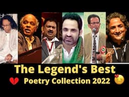 💔 Legend's Best Poetry Collections 2022 | Jaun Elia |Dr Rahat Indori |Tahzeeb Hafi |Waseem Barelvi