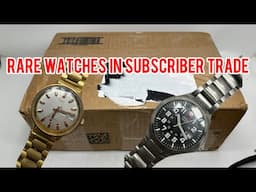 I Scored RARE VINTAGE WATCHES in a Subscriber Trade!