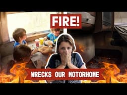 Van Life Morocco | Our motorhome catches FIRE...