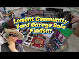 Lemont Community Yard Sale we Strike GOLD