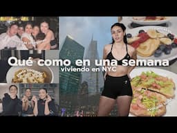 Todo lo que COMO EN UNA SEMANA SALUDABLE | *realista en Nueva York* | MANTENIMIENTO | Dann Urrutia