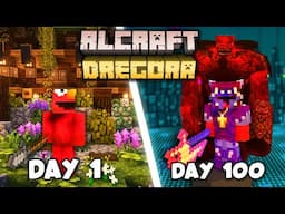 I Survived 100 Days in RLCraft Dregora Hardcore