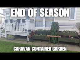 End Of Season At The Caravan Container Garden  [Container Gardening ]