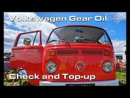 Volkswagen T2 Gear Oil Check and Top-up