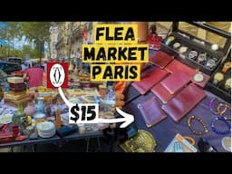 AMAZING PARISIAN FLEA MARKET FOR VINTAGE GOODS