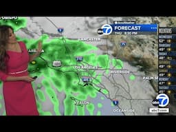 Storm brings light, steady rain to SoCal - and more is on the way