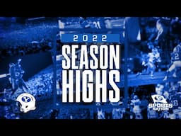 2022 BYU Football Season Highs