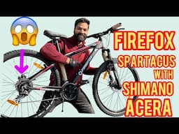 Firefox Spartacus 29er Shimano edition with shimano acera rear Deraileur zoom vaxa 100mm #viralvideo