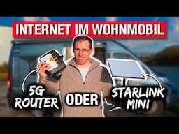 5G vs. STARLINK 📶😳 // Caratec Mobilfunkrouter-Set vs. Starlink Mini // Wohnmobil // Vergleich & Test