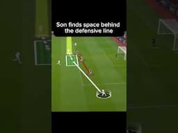 Should the defender go out of the line and play tighter with Son? 🤔#footballanalysis #football