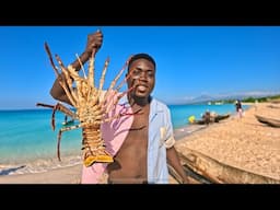 Must try : Haitian Grilled Lobster at the Beach