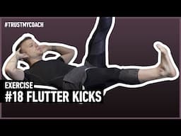 Strengthen Your Abs with Flutter Kicks - No Equipment Exercise!