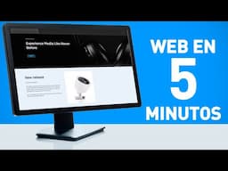 Cómo Crear una Página Web FÁCIL en 5 minutos - HOSTINGER