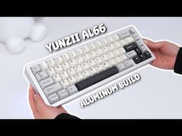 Yunzii AL66 | Gateron Everfree Grayish Switch | Review & Modding | Sound Test