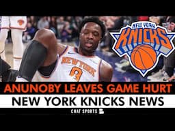 🚨 OG Anunoby LEAVES Game With SERIOUS INJURY vs. Lakers | New York Knicks News