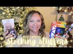 STOCKINGS FOR MY TEENS || IDEAS FOR TEENAGE BOYS AND GIRLS