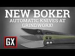 New Boker Automatic Knives at Grindworx | January 2023