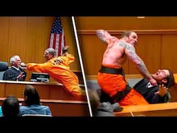 DEFENDANTS ATTACKING The Judge In Court...