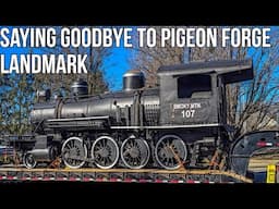 Pigeon Forge Landmark Gone! Dollywood Express 107 Baldwin Locomotive Being Moved To a New Home 2025