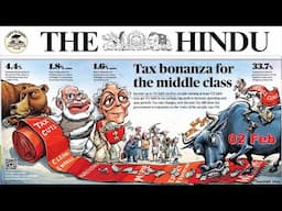 The Hindu Analysis 02 February 2025 | Newspaper Editorial Analysis | Union Budget 2025 in Hindi